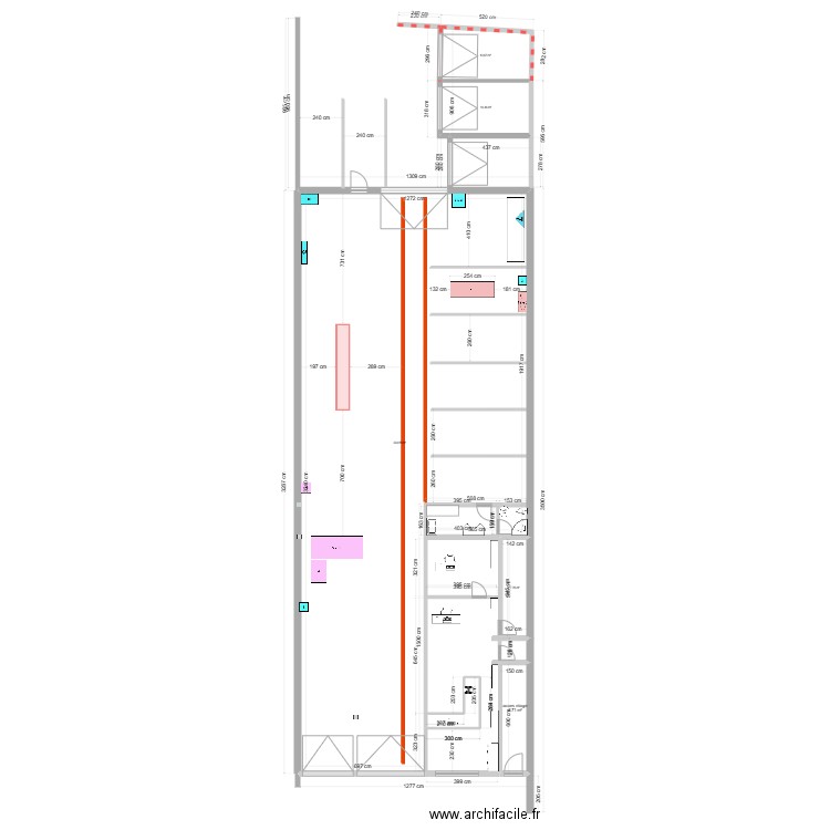 PLAN CAEN. Plan de 5 pièces et 379 m2