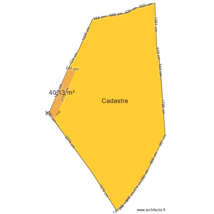 Conchy jardin. Plan de 0 pièce et 0 m2