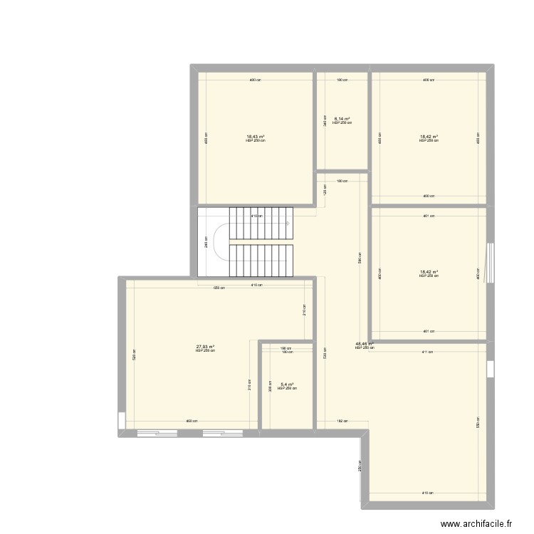 Kerkour 3.3. Plan de 7 pièces et 143 m2