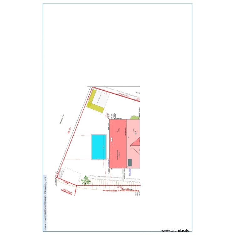 plan de masse 10 10 2024 emplacement stationnement. Plan de 0 pièce et 0 m2