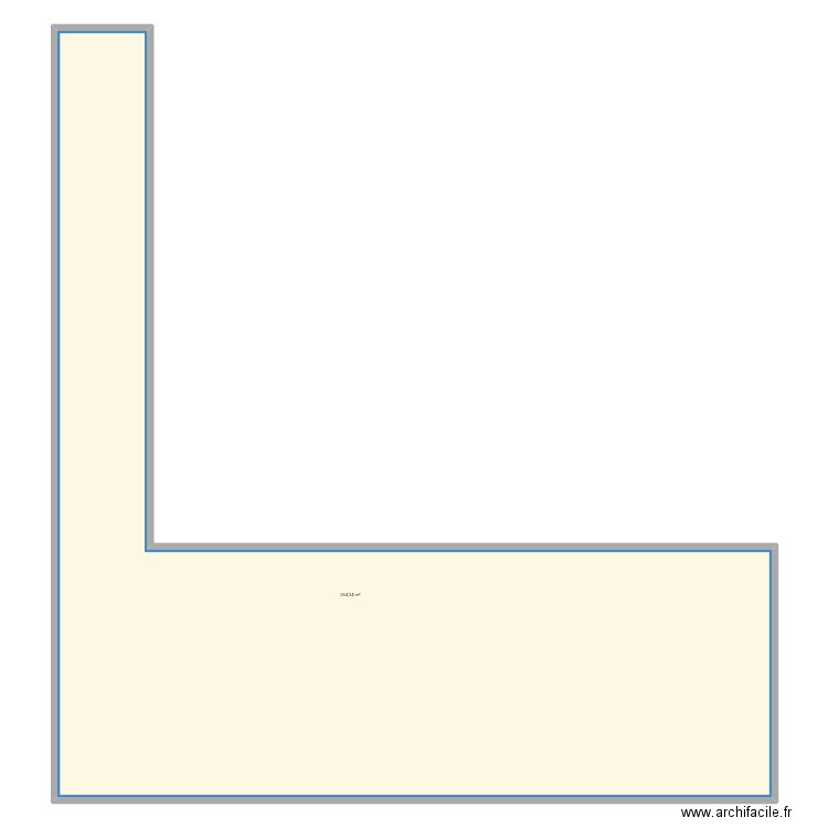 Plan maison. Plan de 1 pièce et 265 m2