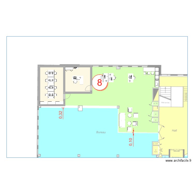 Lot 8 SWELY. Plan de 2 pièces et 35 m2