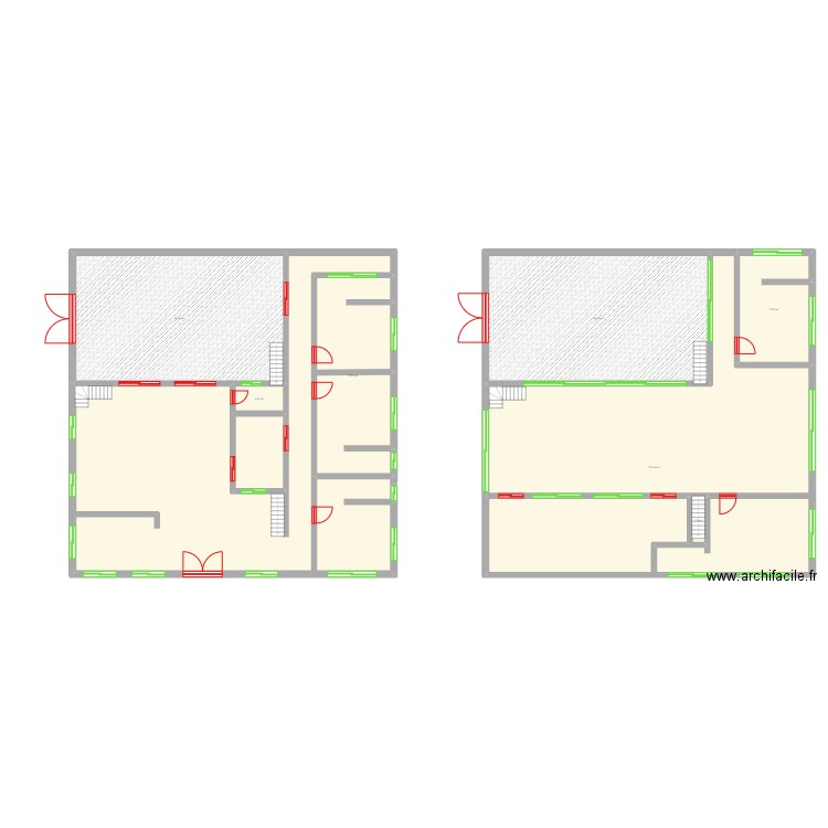 POUT1. Plan de 8 pièces et 723 m2