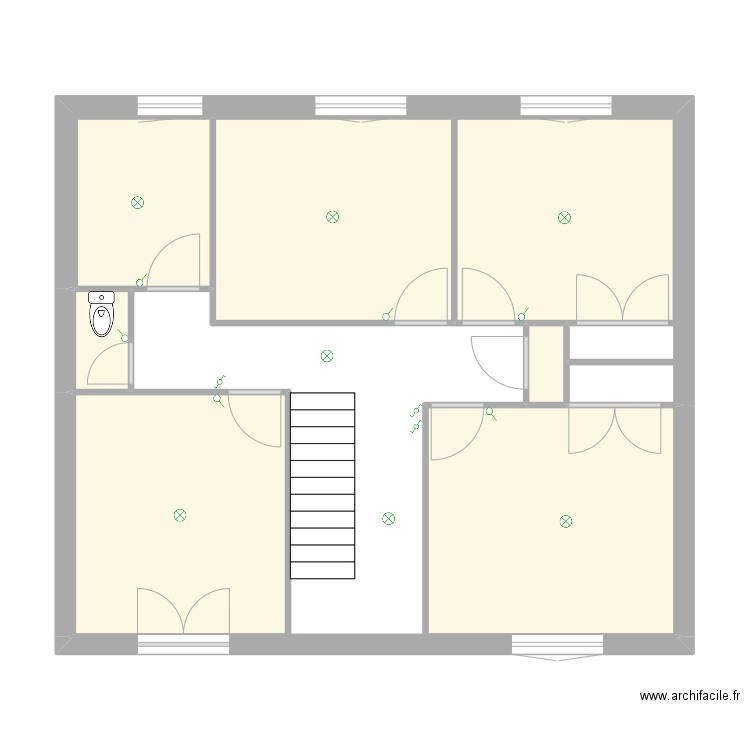 Saint esteve1. Plan de 7 pièces et 53 m2