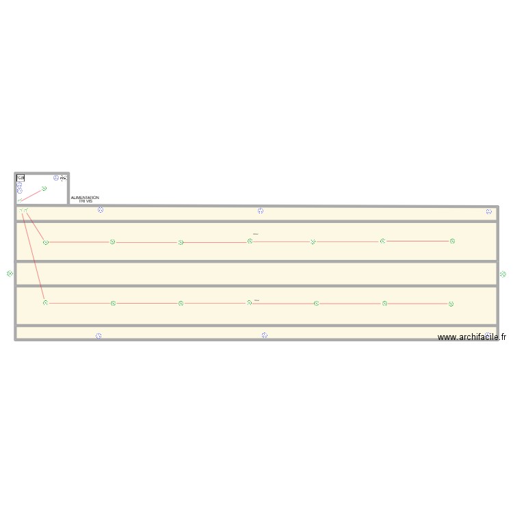 scea proust. Plan de 2 pièces et 1326 m2