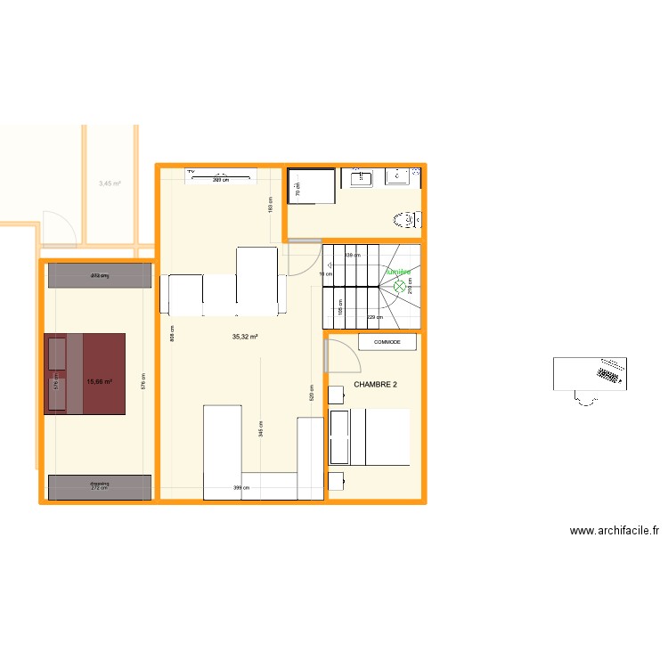 APPART. Plan de 29 pièces et 811 m2