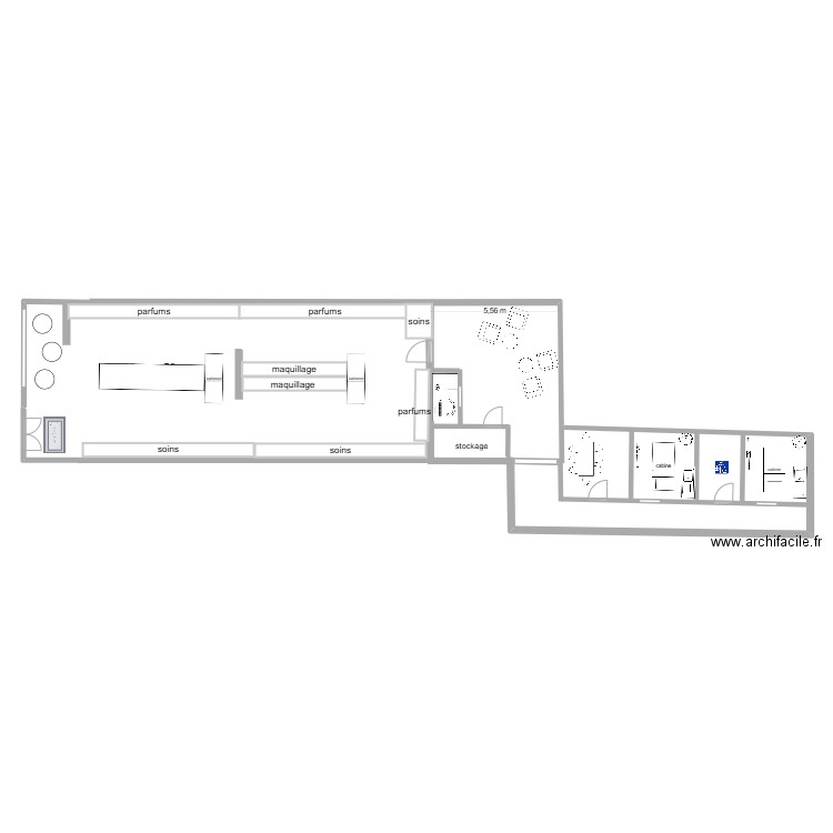 marionnaud. Plan de 0 pièce et 0 m2