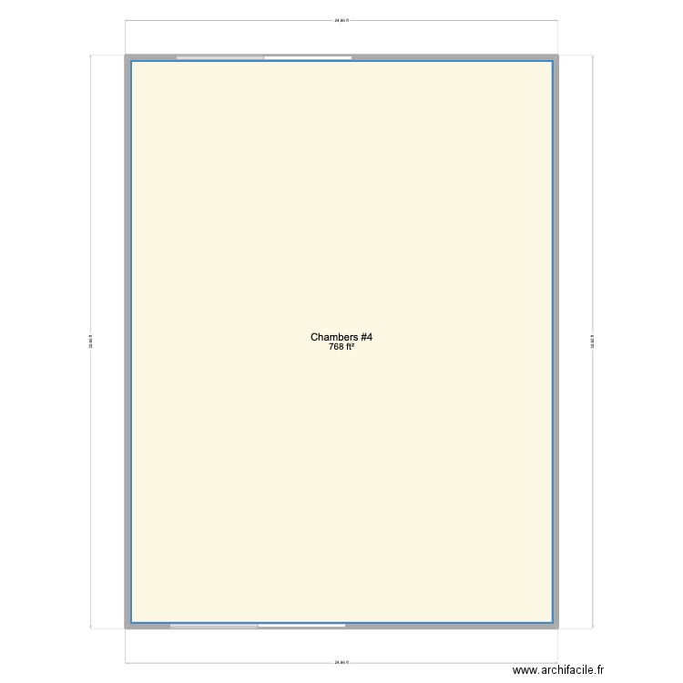 DJA USA Chamber 4. Plan de 1 pièce et 71 m2