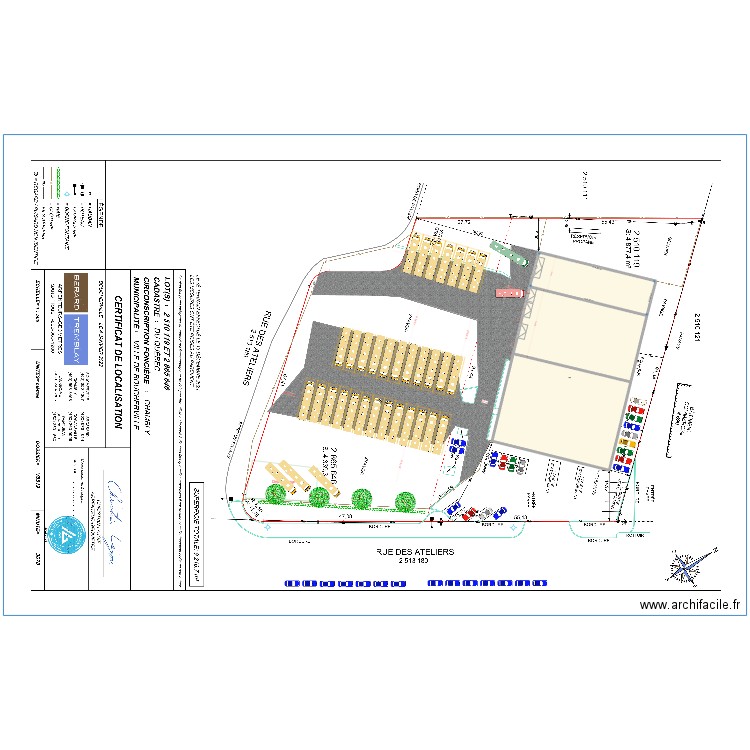 202411016 Plan d'occupation Boucherville Varenne avec projet ville. Plan de 2 pièces et 1950 m2