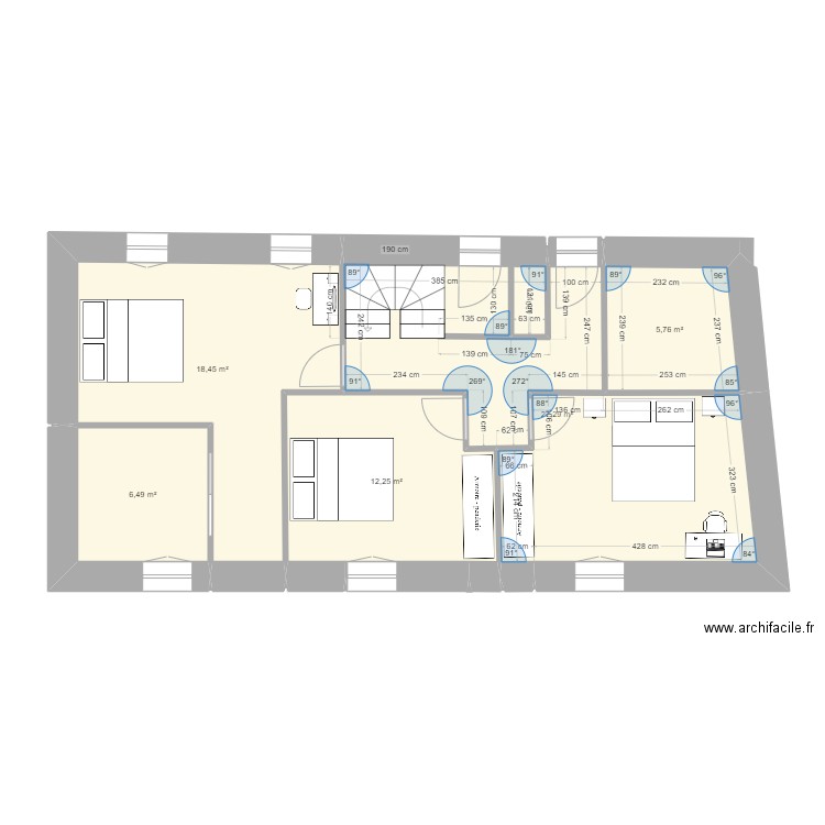 Maison Pauline sept 2024 V8. Plan de 5 pièces et 70 m2