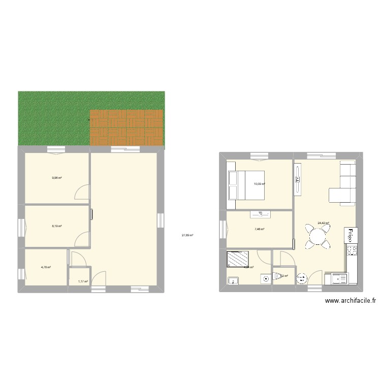 evolia. Plan de 10 pièces et 100 m2