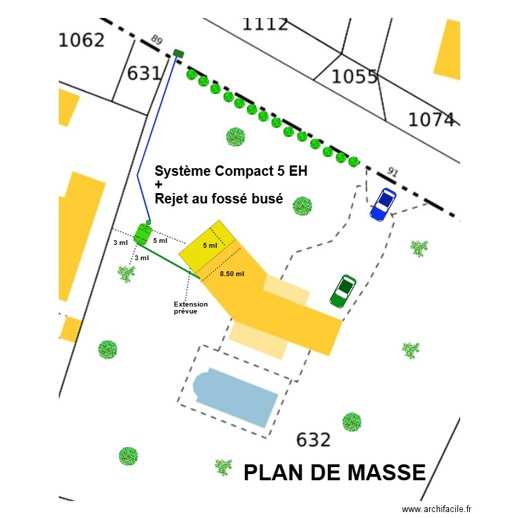 Sansas. Plan de 0 pièce et 0 m2