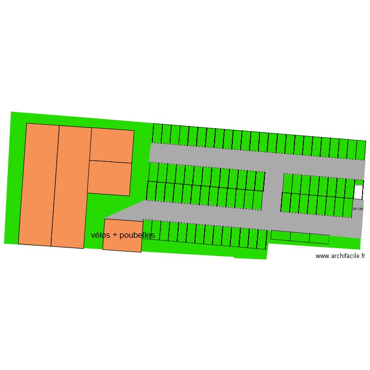 le coudray. Plan de 4 pièces et 649 m2