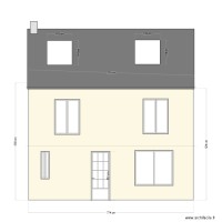 DP4 PLAN FACADE PRINCIPALE après travaux