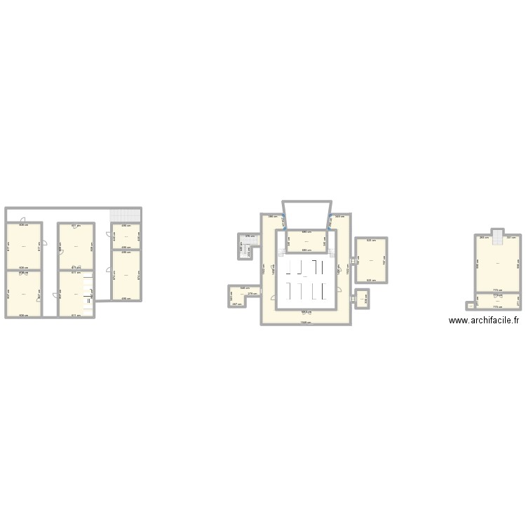 Animatronic Parc. Plan de 17 pièces et 587 m2