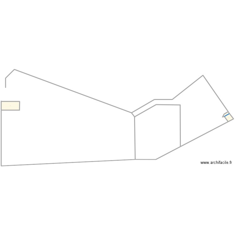 SUPER u . Plan de 3 pièces et 113 m2