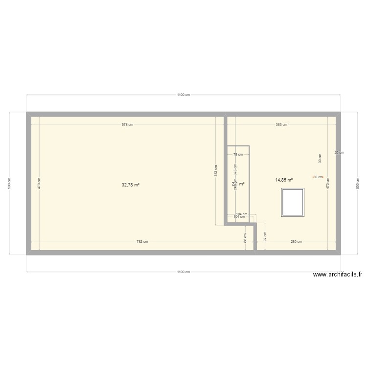 CRAMAIX. Plan de 6 pièces et 101 m2