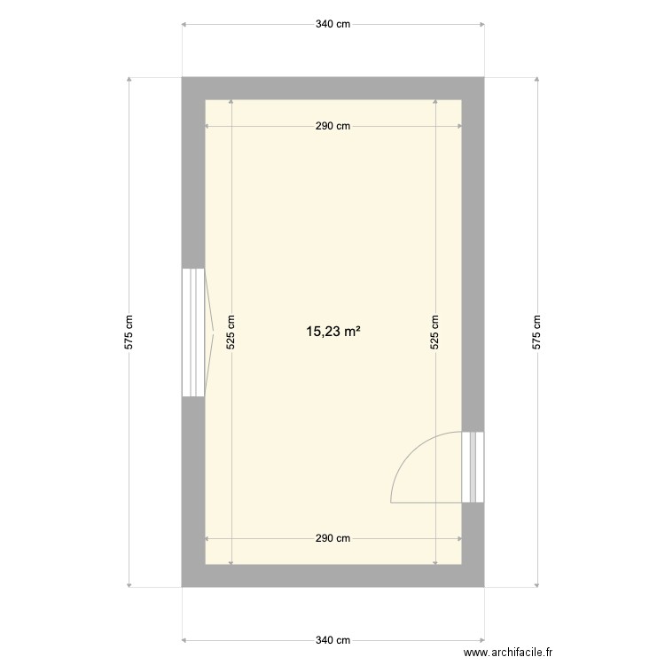 CHAMBRE PARENTS 1. Plan de 0 pièce et 0 m2