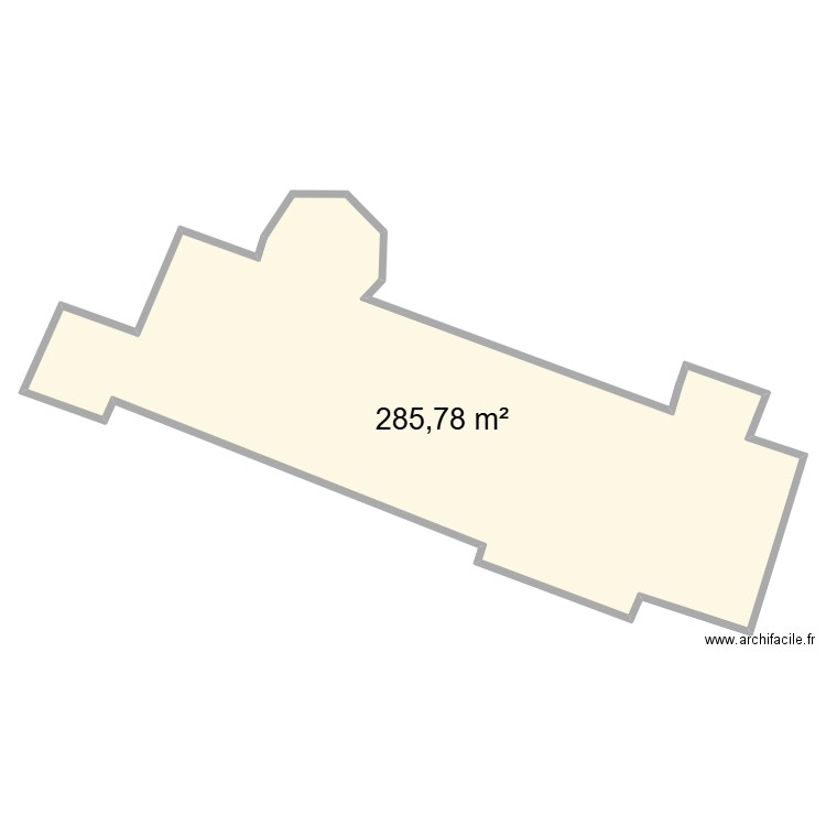 Propriété Sivry. Plan de 1 pièce et 286 m2