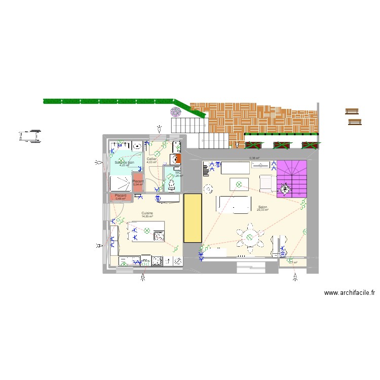 RDC_25-05-2024 bis. Plan de 9 pièces et 56 m2