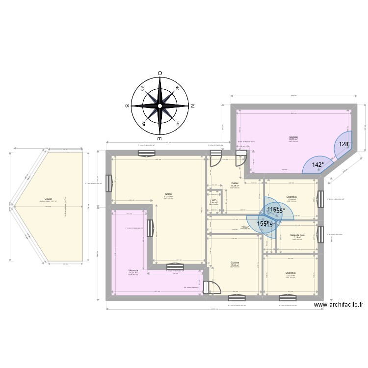 ML24014919 DUMAS-FAUCHER. Plan de 10 pièces et 173 m2