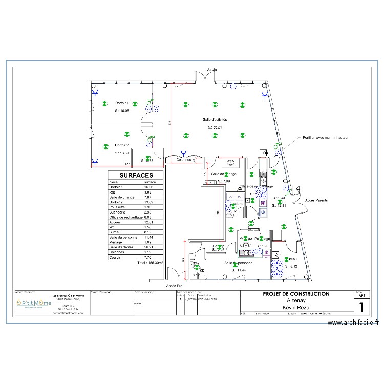 Aizney. Plan de 0 pièce et 0 m2