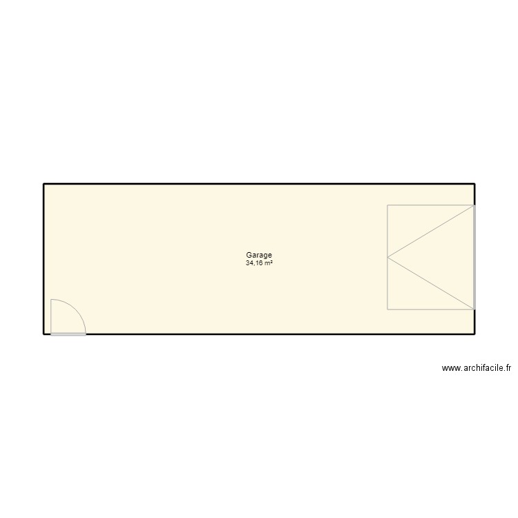 Chaus. de Bxl 7XX - Franes-lez-Gosselies / Garage EXT. Plan de 1 pièce et 34 m2