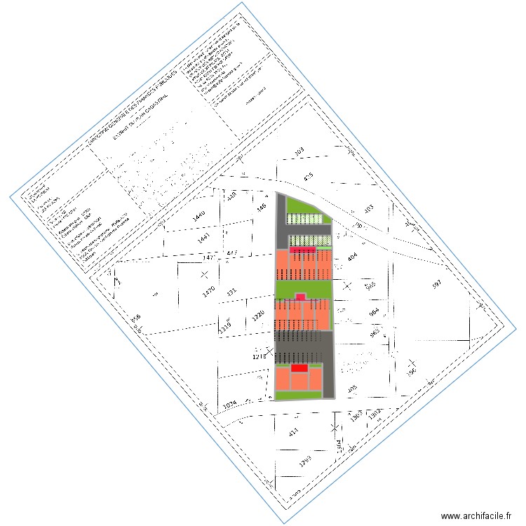 AS 415 . Plan de 24 pièces et 2617 m2