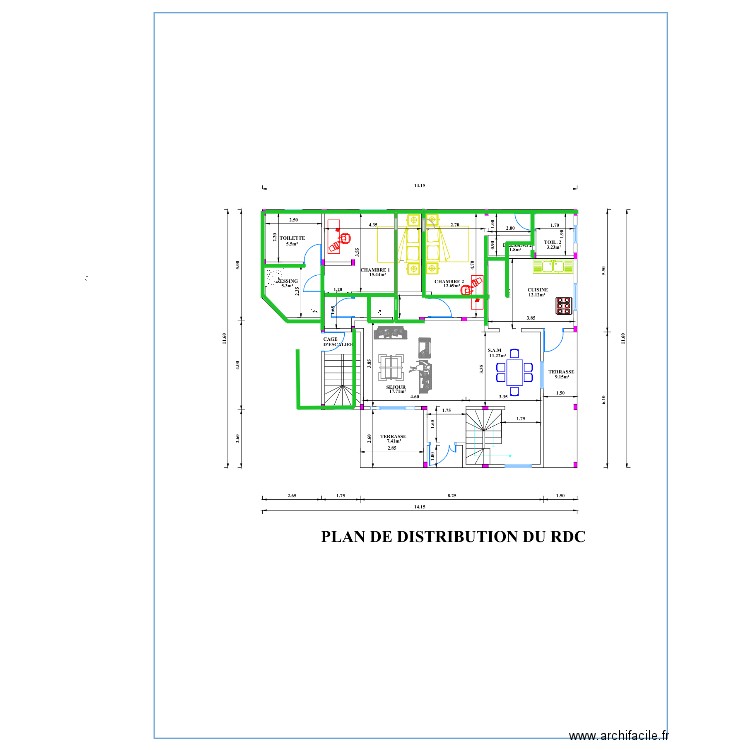 nsimalen. Plan de 0 pièce et 0 m2