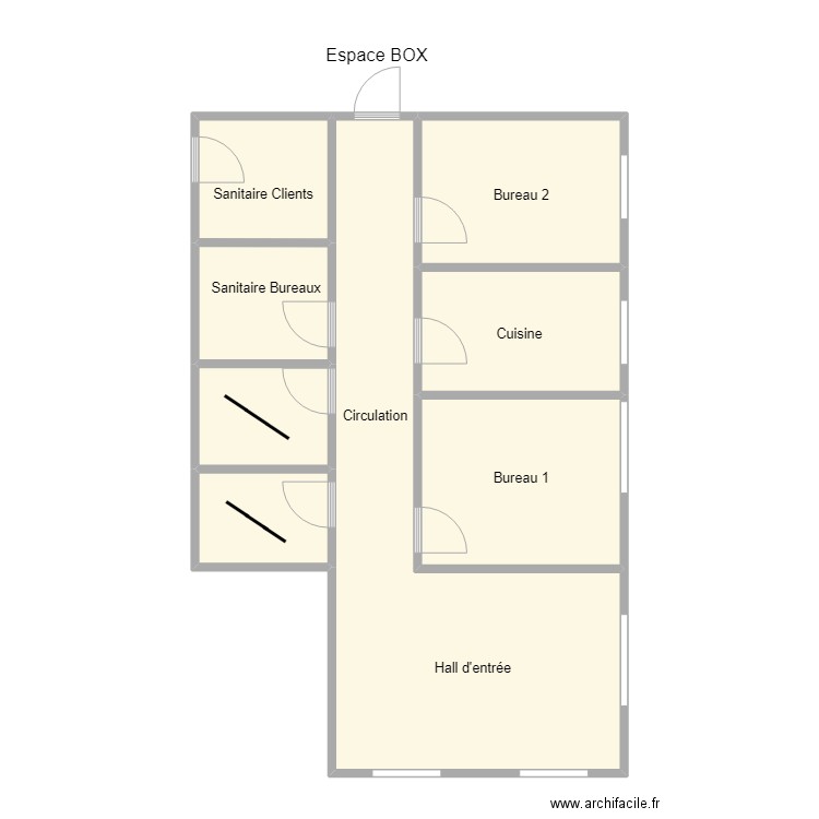 LOCK IT MEUBLE. Plan de 8 pièces et 111 m2