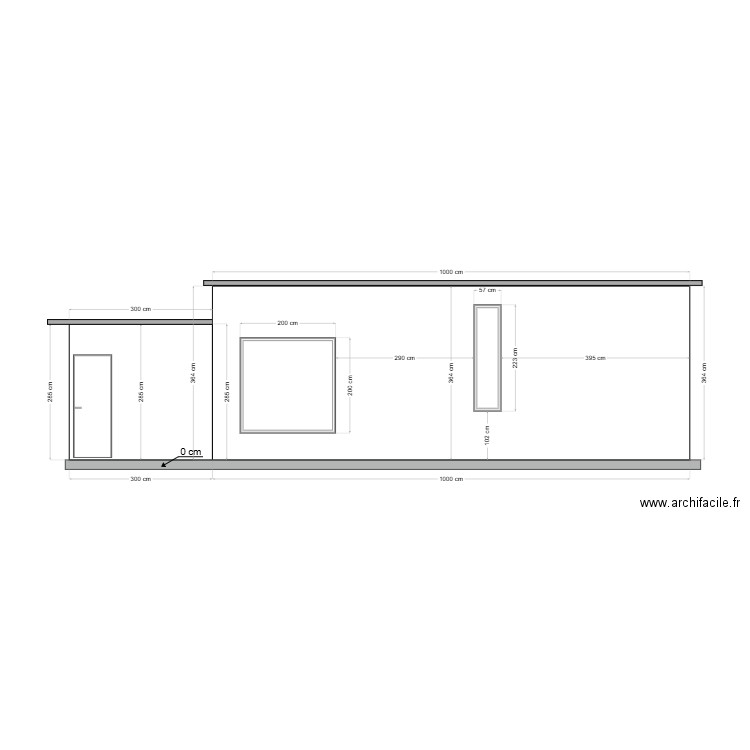 wc handicapé de la cabane1. Plan de 0 pièce et 0 m2