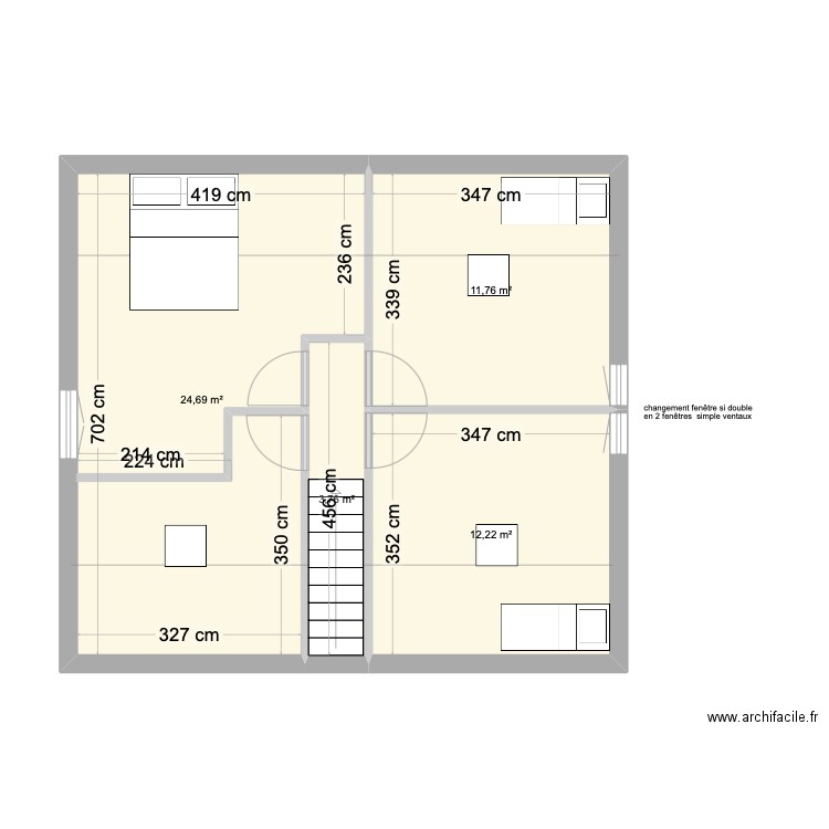 Cecile dav. Plan de 8 pièces et 109 m2