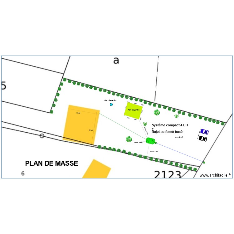 Gaujard. Plan de 0 pièce et 0 m2