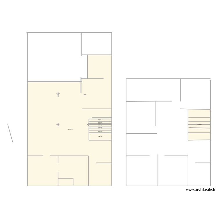 elborj. Plan de 10 pièces et 172 m2