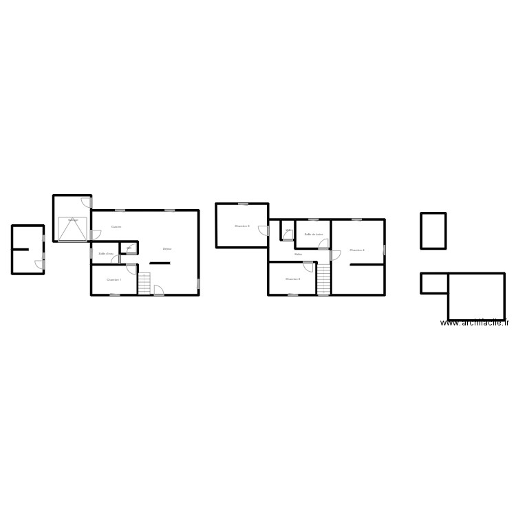 ALIAMUS NOUVOITOU. Plan de 15 pièces et 188 m2