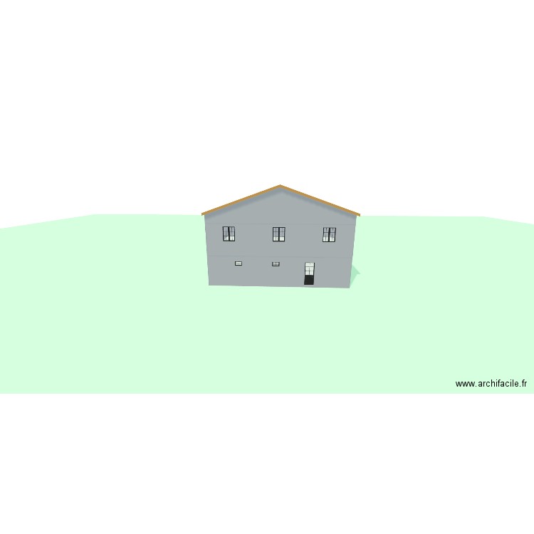 brive ext. Plan de 3 pièces et 259 m2