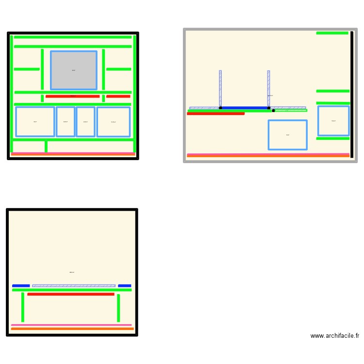 Van 1. Plan de 10 pièces et 1073 m2