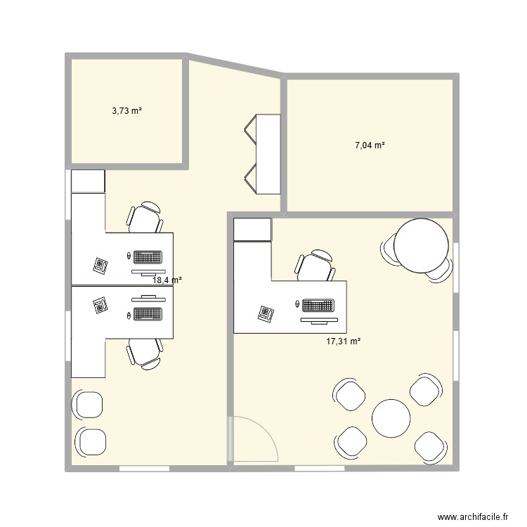 betheny 3. Plan de 4 pièces et 46 m2