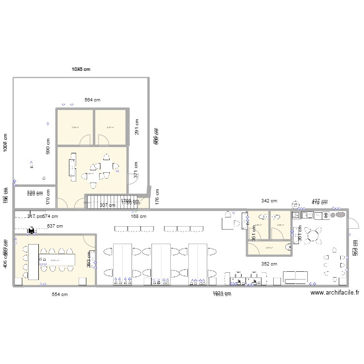 THELUS 7. Plan de 9 pièces et 72 m2