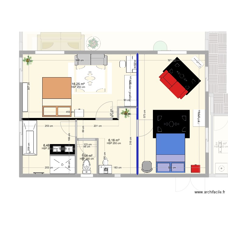 Maison23. Plan de 10 pièces et 134 m2