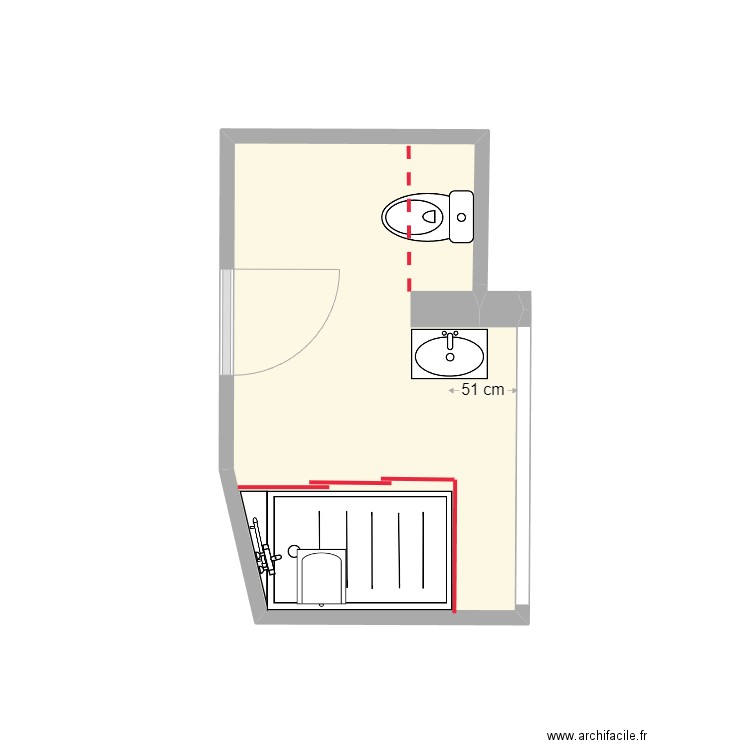 Projet_reinhardsmunster. Plan de 1 pièce et 7 m2