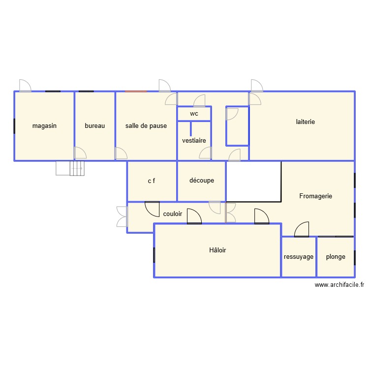 plan  marmite. Plan de 16 pièces et 232 m2