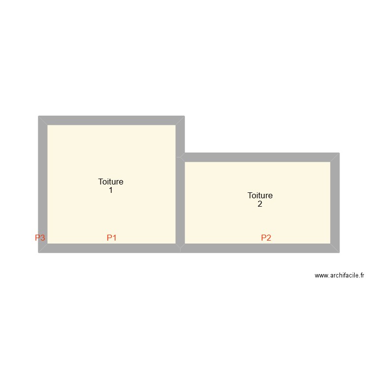 FOUESNANT PLISSON. Plan de 2 pièces et 24 m2