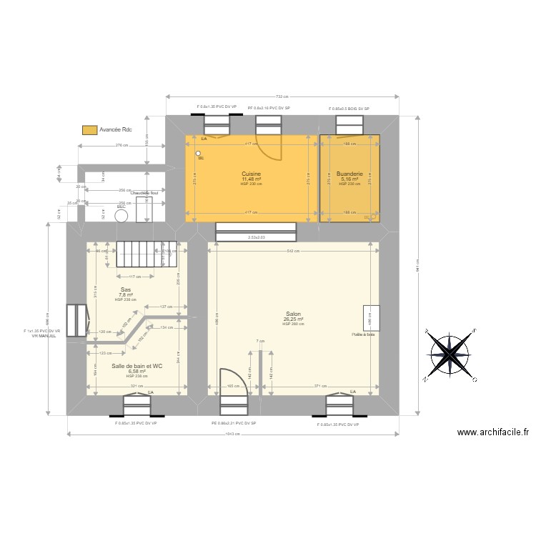 ML24007236 / PAREZ. Plan de 9 pièces et 103 m2