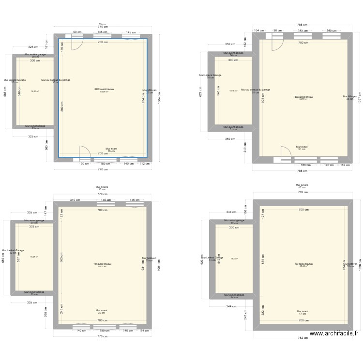 Vinci - Castronovo. Plan de 8 pièces et 326 m2