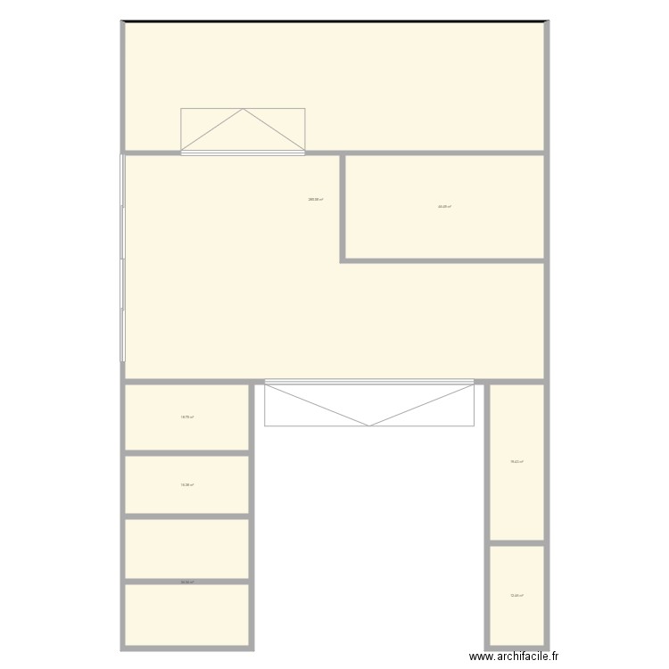 Plan garage. Plan de 7 pièces et 433 m2