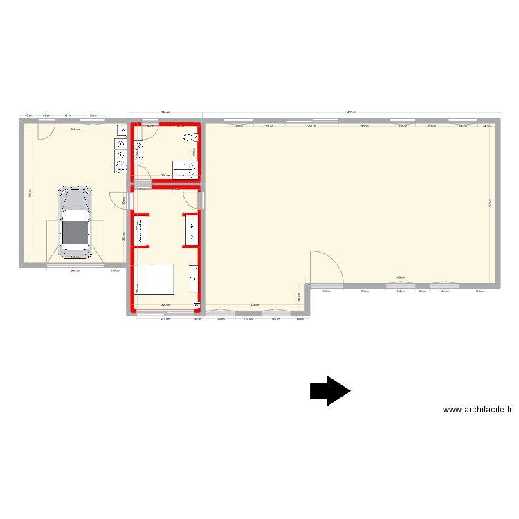 Plan maison valou & Marie . Plan de 6 pièces et 195 m2