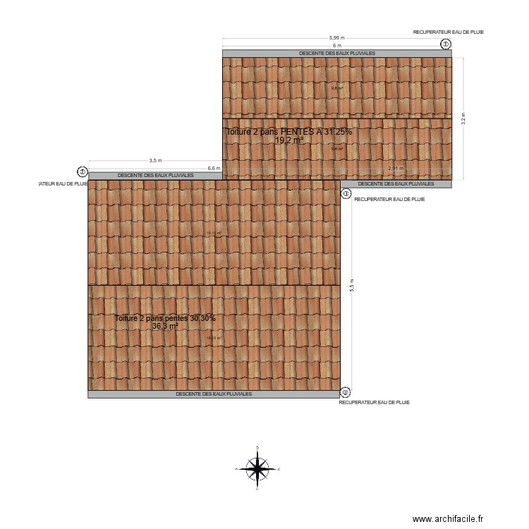 toiture 2. Plan de 0 pièce et 0 m2