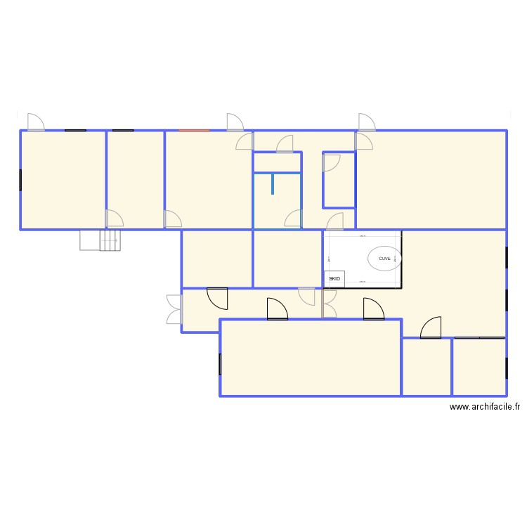 plan marmite tuyauterie d eau. Plan de 16 pièces et 232 m2