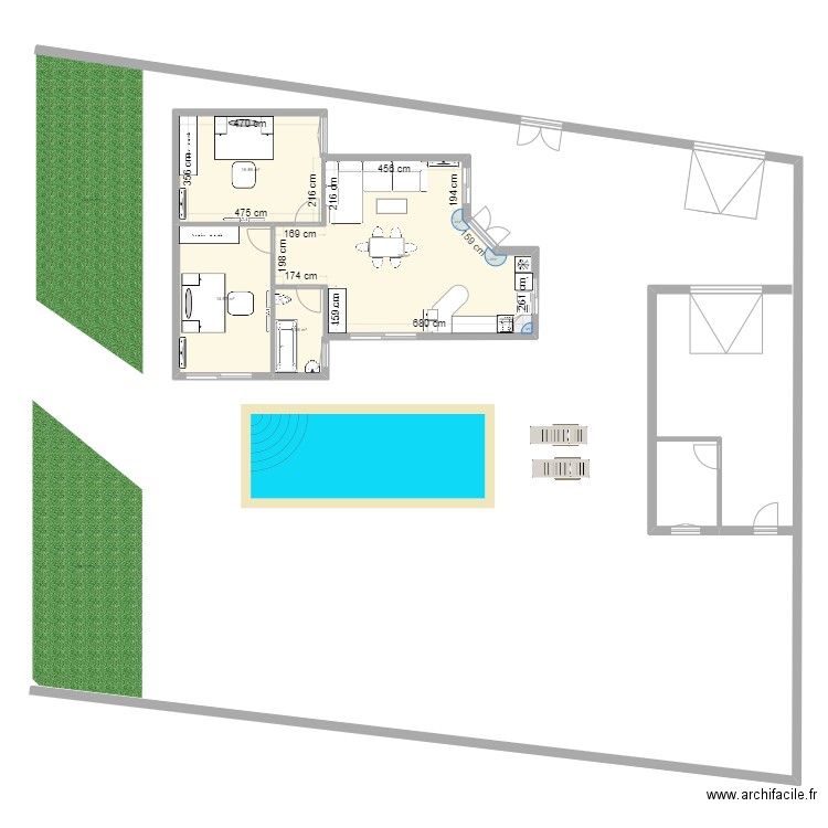 nouvelle_maison. Plan de 4 pièces et 72 m2